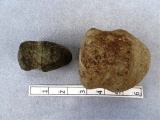 Two Hammerstones - 2 1/4 & 2 3/4 in. Hardstone