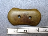 Bi-Concave Gorget - 3 1/2 in.- Pipestone - Ohio