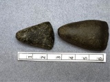 Two Celts - 2 1/2  / 3 3/4 in. - Hardstone