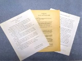 Group of 3 Papers - Original - Indian Relic