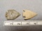 Two Pentagonal Points - 2 in. - Coshocton Flint