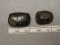 Two Loafstones - 1 1/2 & 2 in. - Hematite