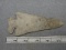 Archaic  Thebes Point - 5 in. - White Flint