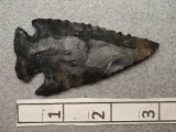 Notched Base Point - 3 in - Coshocton Flint - Ohio