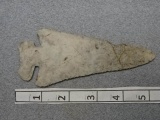 Archaic  Thebes Point - 5 in. - White Flint