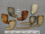 Seven Trade Pipes - Clay - recovered in