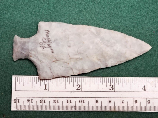 Ashtabula Point - 4 1/4 in. - Flint Ridge Flint