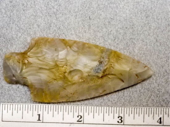Adena Point - 3 3/4 in.- Flint Ridge Flint
