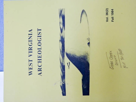 Book - West Virginia Archaeologist - Vol. 36 #2
