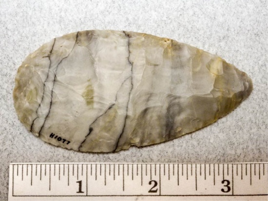 Adena Blade - 3 1/4 in. - Flint Ridge Flint