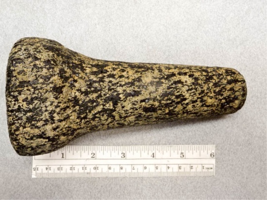Pestle - 7 in.- Black & Tan Granite - Ohio