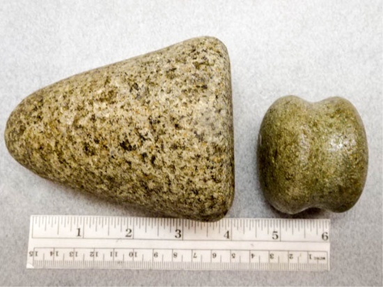 Pestle & Hammerstone - 4 1/2 & 1 1/2 in. - Pestle