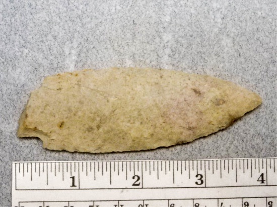 Stemmed Lanceolate - 3 3/4 in. - Tan Chert