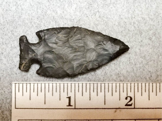 Intrusive Mound Point - 1 3/4 in. - Black Flint
