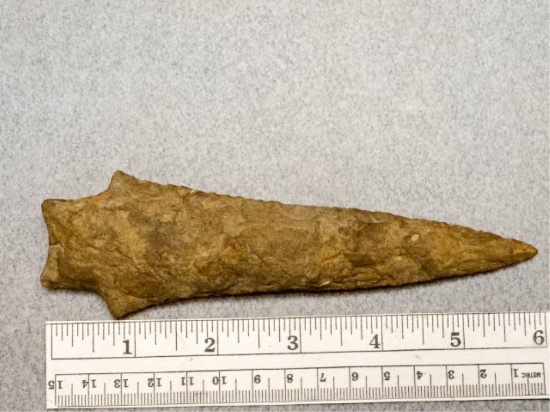 Hardin Spear Point - 6 in. - Brown Flint