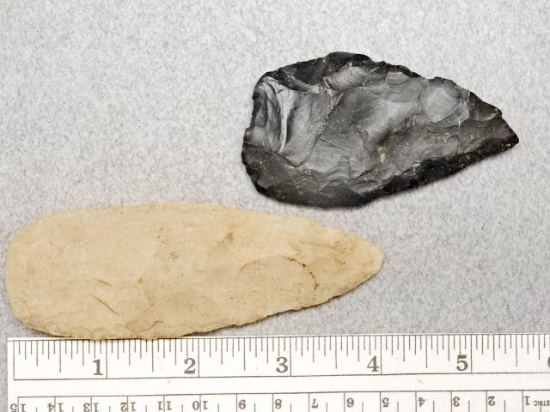 Two Knives - 3 & 4 in. - Coshocton Flint &
