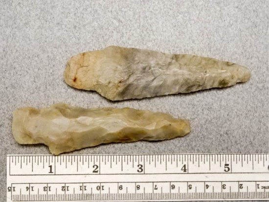 Two Adena Points - 4 in. - Flint Ridge &