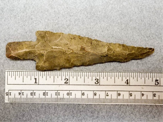 Adena Point - 4 3/4 in. - Brown Flint