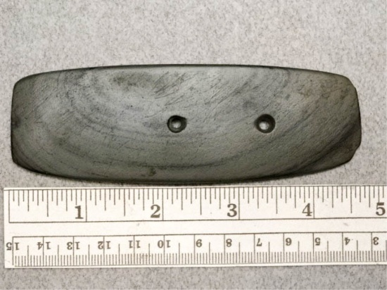 Gorget - 4 1/2 in. - Banded Slate - Delaware Co.