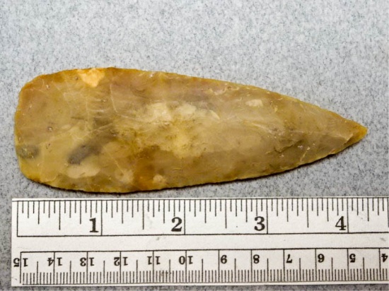 Hopewell Blade - 4 1/4 in. - Flint Ridge Flint