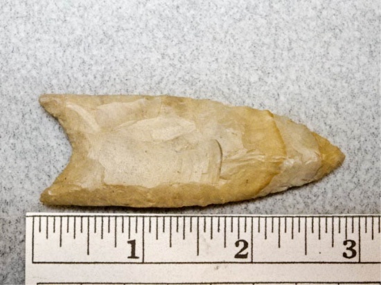 Paleo Fluted Point - 2 3/4 in. - Ind/Hornstone