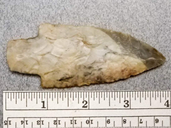 Adena Point - 3 3/4 in. - Flint Ridge Flint