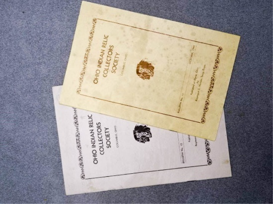 Two Bulletins - Ohio Indian Relic Collectors