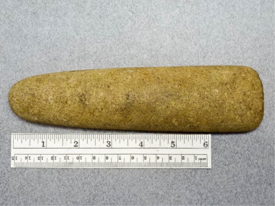 Adze - 7 3/4 in. - Tan Diorite - found near
