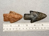 Two Adena Points - 2 1/2 - 2 3/4 in. - various