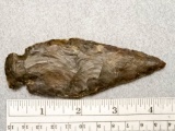 Archaic Point - 4 1/2 in. - Brown Flint - found