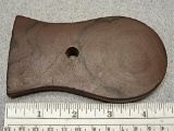 Keyhole Pendant - 4 1/2 in. - Red Banded Slate