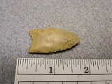 Fluted Point - 1 1/2 in. - Tan Flint - Gallia Co.