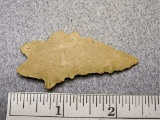 Serrated Bifurcated Point - 2 1/4 in. - Tan Flint