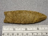 Paleo Fluted Point - 3 3/4 in. - Brown Chert