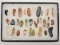 Frame - of 32 Flint Ridge Bladelets