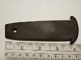 Anchor Pendant - 4 in. - Banded Slate
