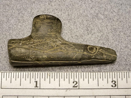 Engraved Pipe - 2 3/4 in. - Pipestone - Scioto