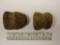 Two Hammerstones - 2 1/4 & 2 1/2 in. Hardstone
