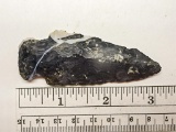 Hopewell Point - 3 in. - Black Coshocton Flint