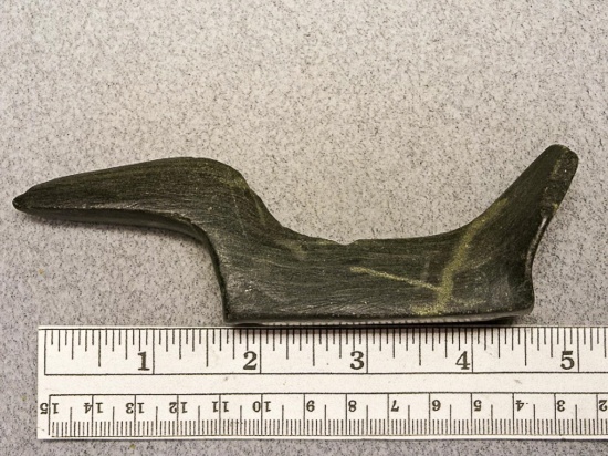 Birdstone - 5 1/4 in.- Banded Slate - Tail has
