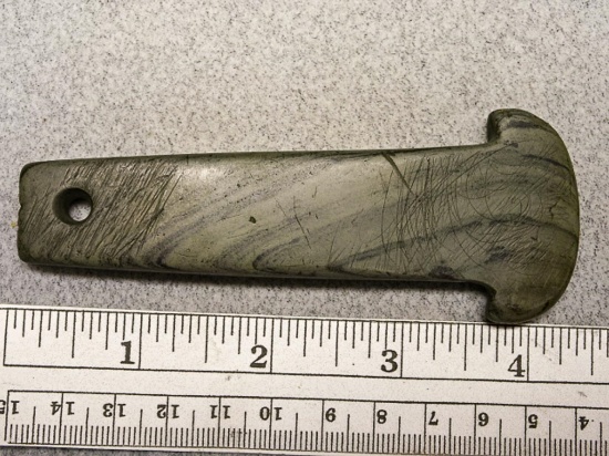 Anchor Pendant - 4 1/4 in. Banded Slate