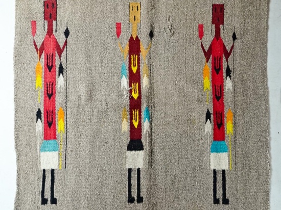 Southwestern Rug - 31 in. X 29 in.