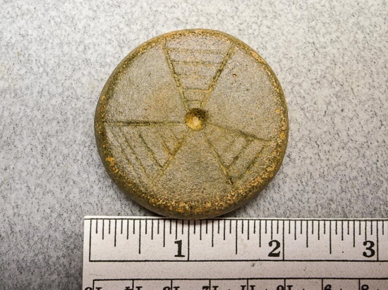Discoidal - 2 in. - Sandstone - Scioto Co.