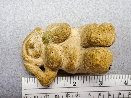 Human Effigy - 3 in. - Pottery - Kneeling