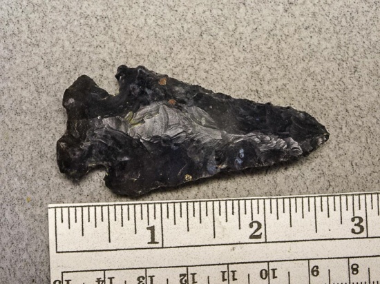 Notched Base  Point - 2 1/2 in. - Upper Mercer