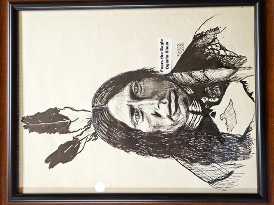 Picture - 15 X 18 in. - Hand Drawn by Bob of