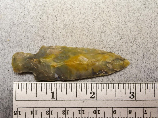 Heavy Stem Archaic Point - 3 in. - Flint Ridge