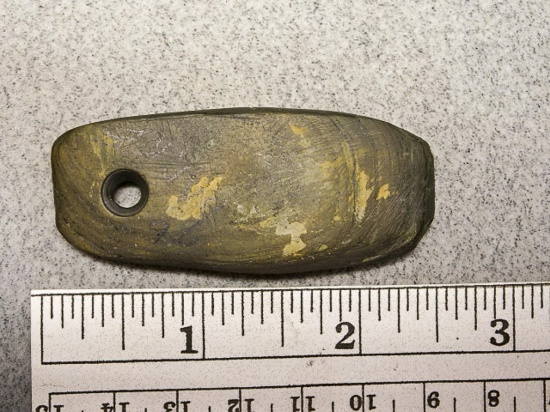 Pendant - 2 1/4 in. - Banded Slate - Darke Co.