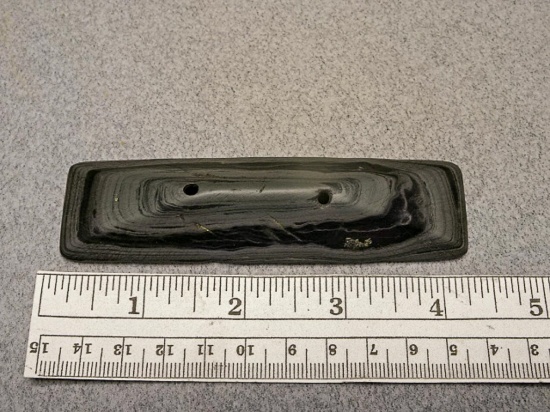 Boatstone/Keeled Gorget - 4 1/4 in. Banded