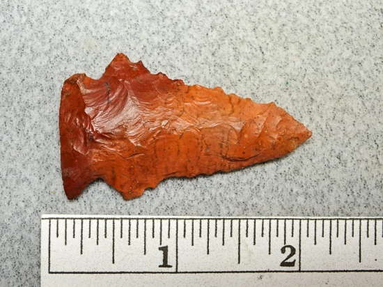 Kirk Corner Notch Point - 2 in. - Red Jasper